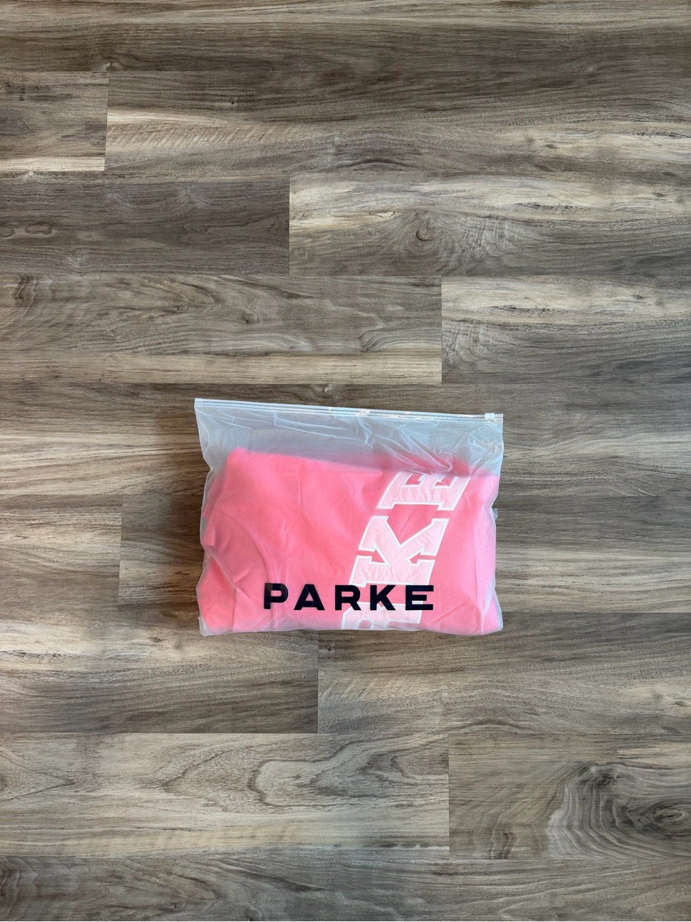 PARKE Coral Pink Crewneck Sweatshirt - Picture 5 of 5